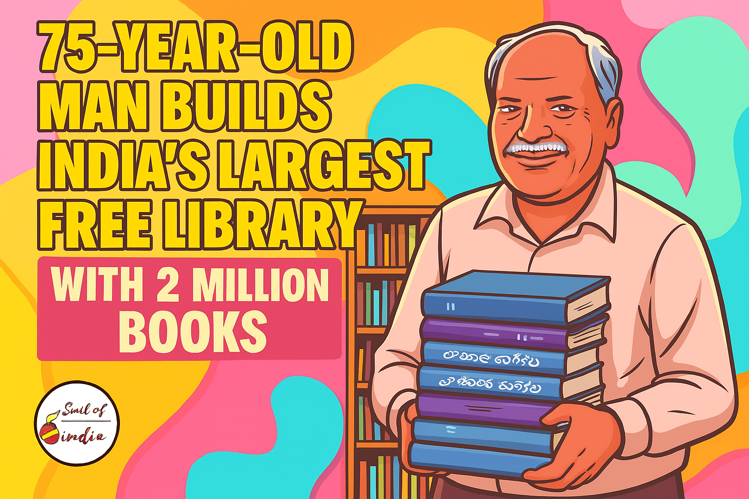 Free-access library with over 2 million books in Karnataka