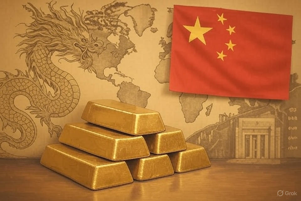 World leaders Putin, Modi, and Xi Jinping discussing global financial strategies as China increases gold reserves