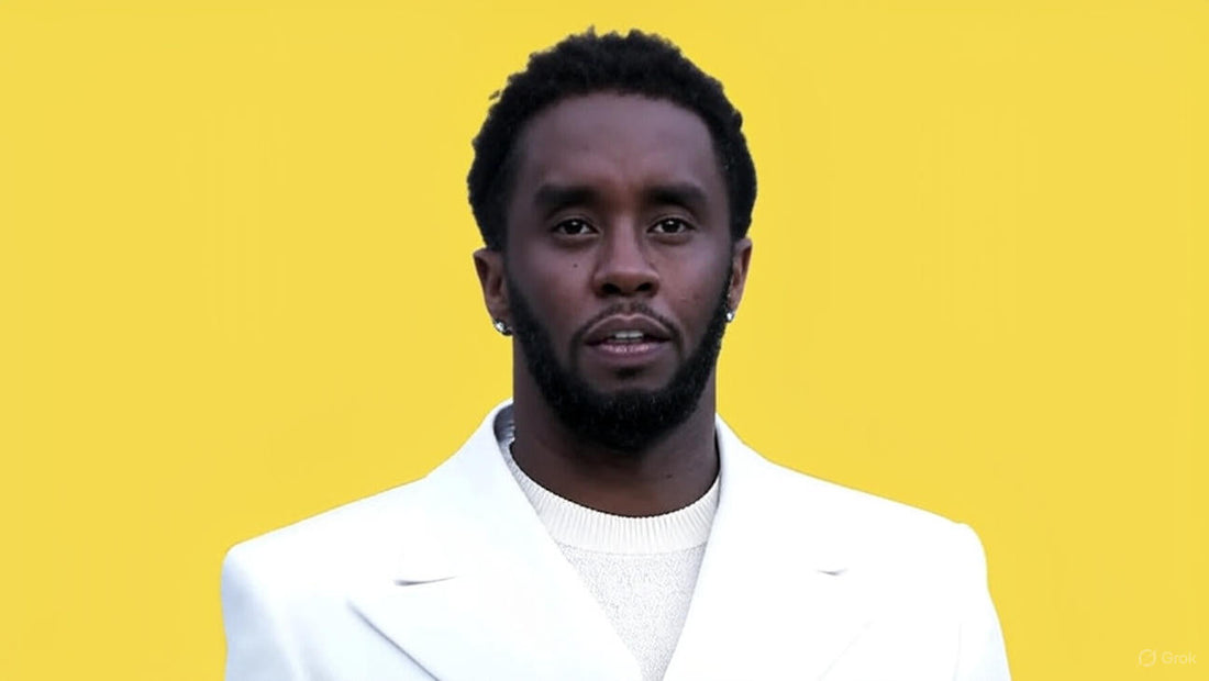 Rap mogul Diddy in contemplative pose highlighting prison ordeal