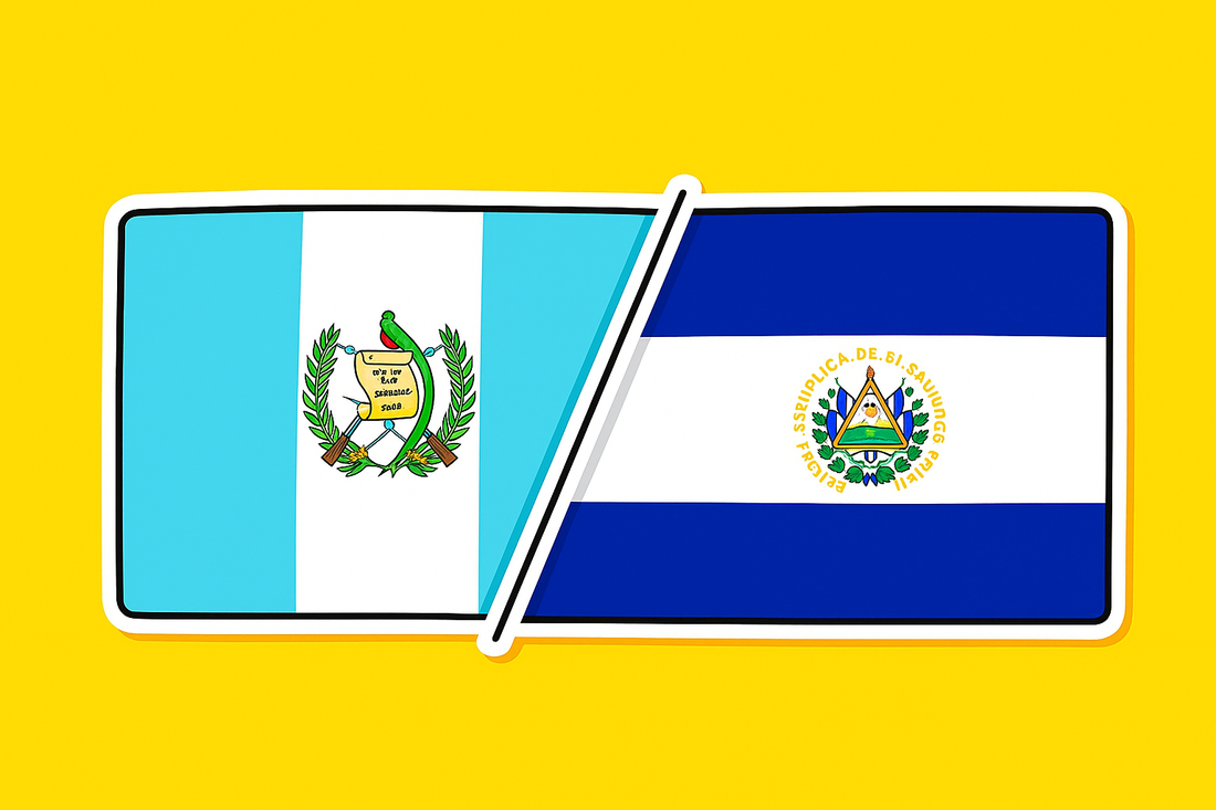 Guatemala seleccion playing against El Salvador national soccer team