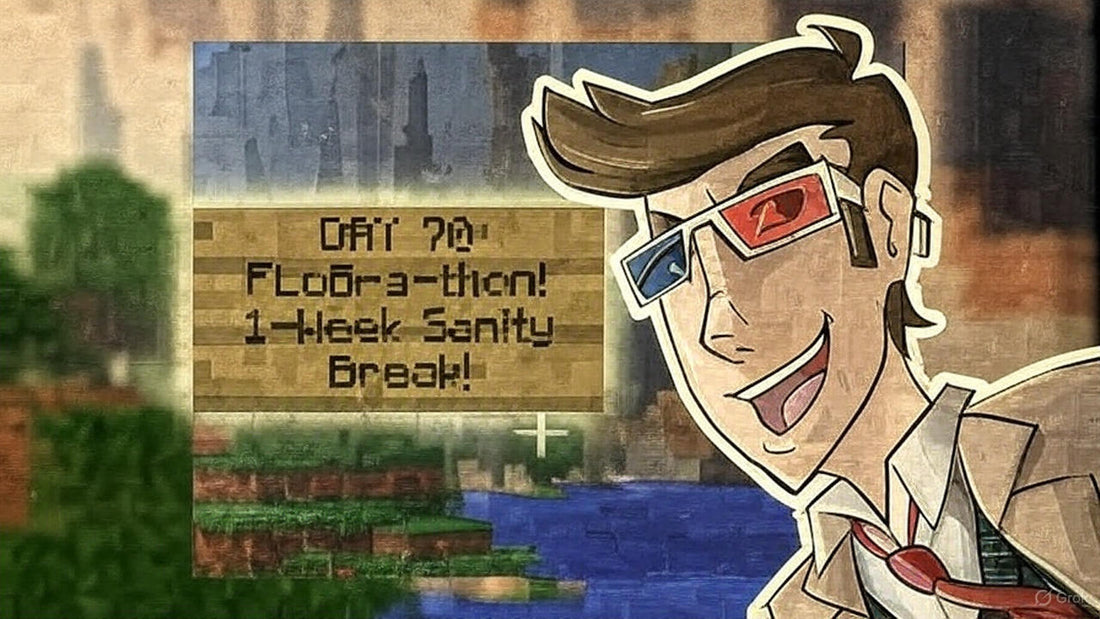 Minecraft streamer KurtJMac nearing the Far Lands in his Far Lands or Bust finale