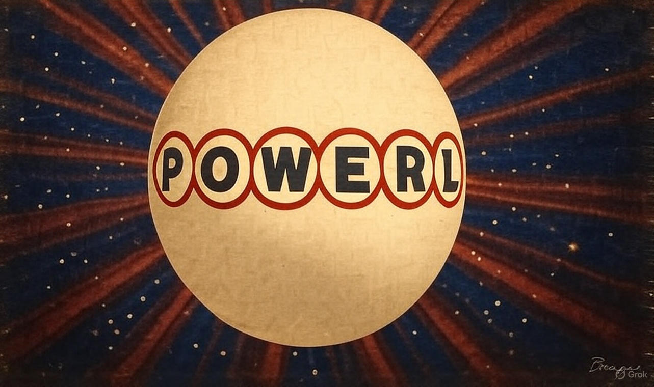 ChatGPT interface on smartphone used to generate Powerball numbers