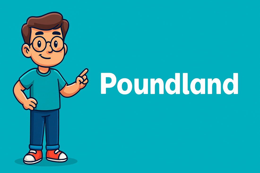 Poundland store front with closing down signs during restructuring