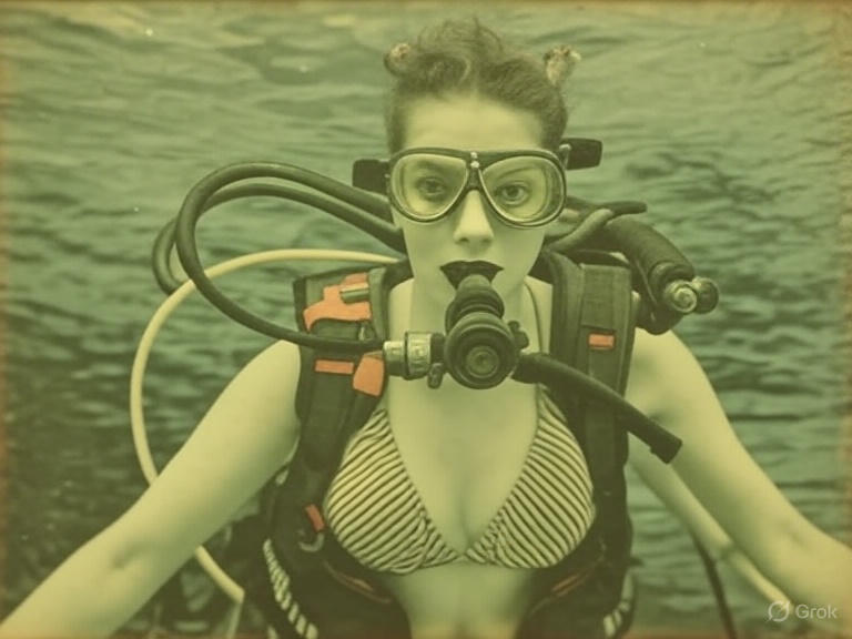 Dangerous underwater job of saturation diving in oil and gas industry