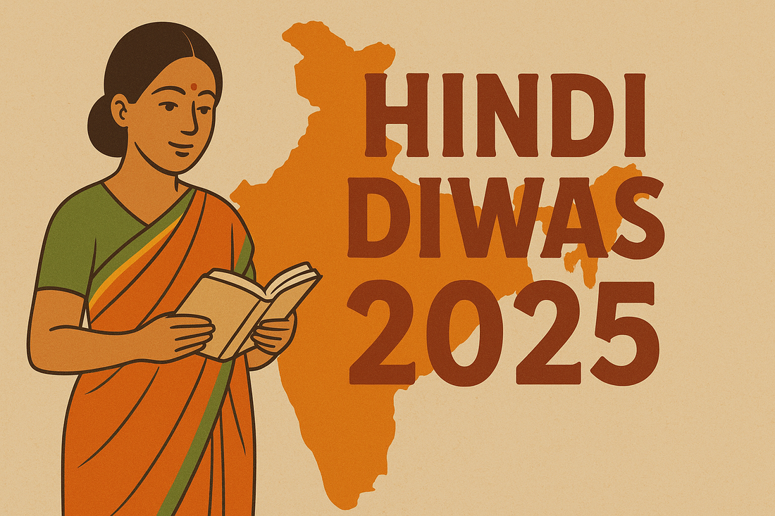 Hindi Diwas 2025 celebration highlighting India's linguistic heritage and official language Hindi
