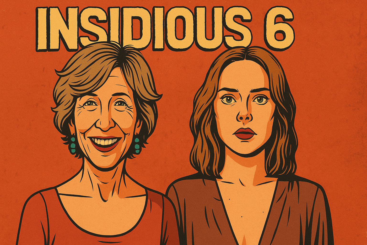 Insidious 6 horror movie 2026 featuring Lin Shaye and Amelia Eve directed by Jacob Chase