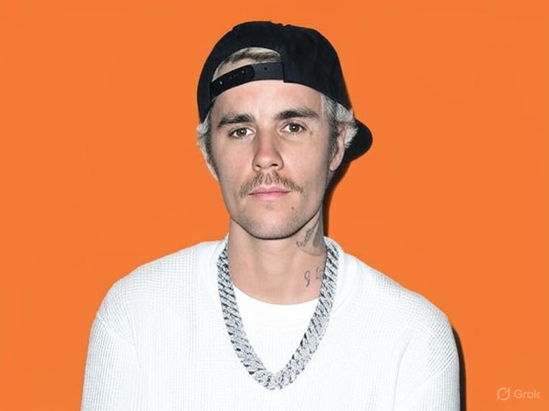 Pop star Justin Bieber’s candid moment with Innis & Gunn lager against a vibrant Scottish sunset.