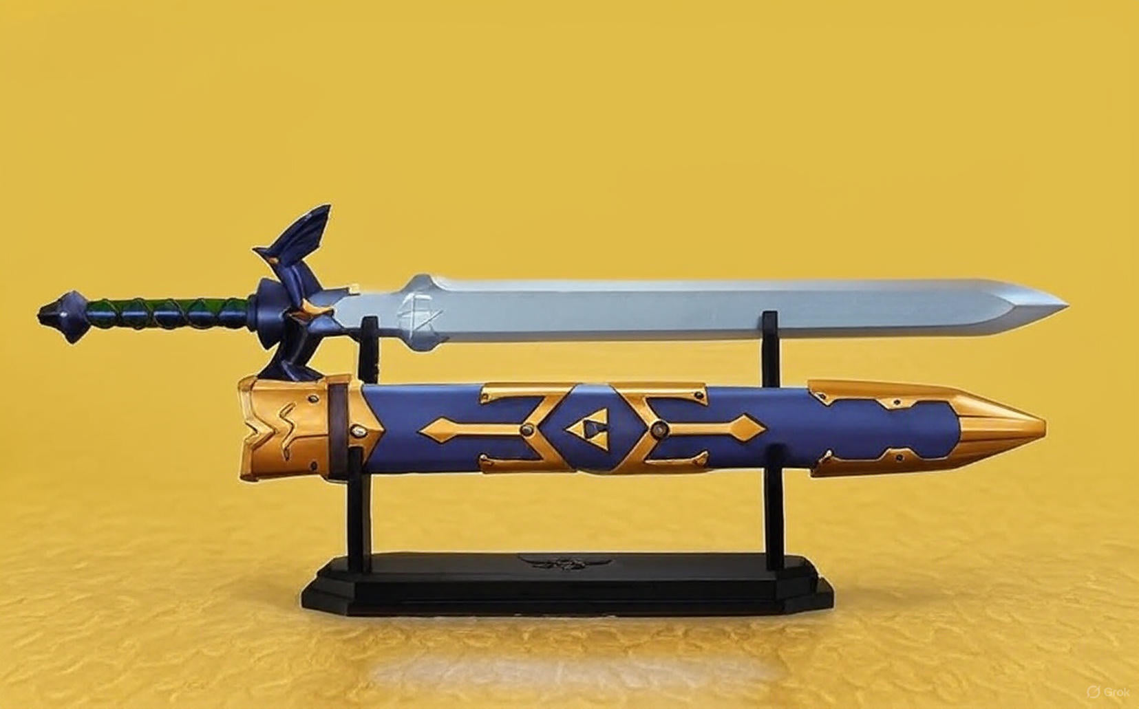 High-quality interactive Master Sword replica from The Legend of Zelda, official Tamashii Nations product