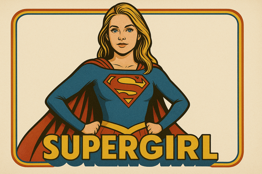 Supergirl actress Milly Alcock looking astonished in icy cave scene