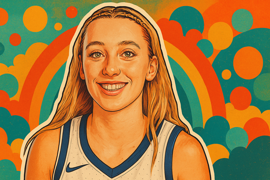 2025 WNBA rookie Paige Bueckers showing triumph on the basketball court