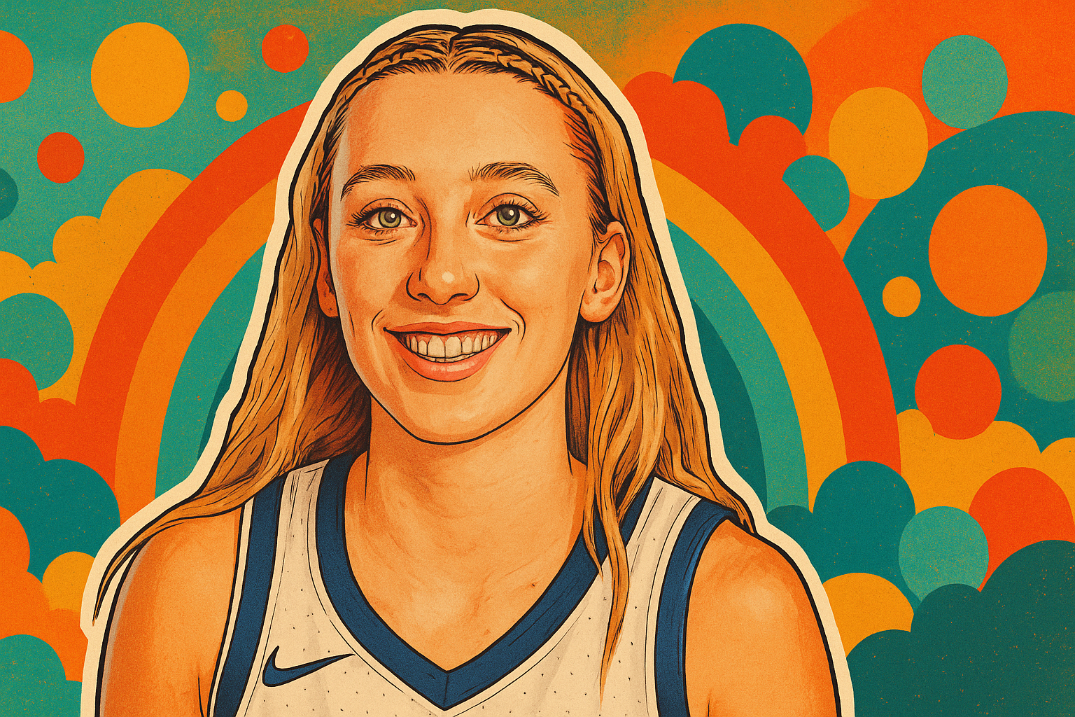 2025 WNBA rookie Paige Bueckers showing triumph on the basketball court