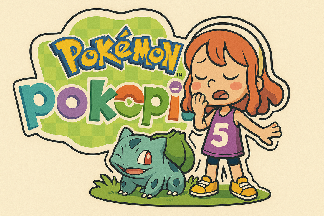 Relaxing Pokémon life sim scene with Ditto, Pikachu, and Eevee in pastel village