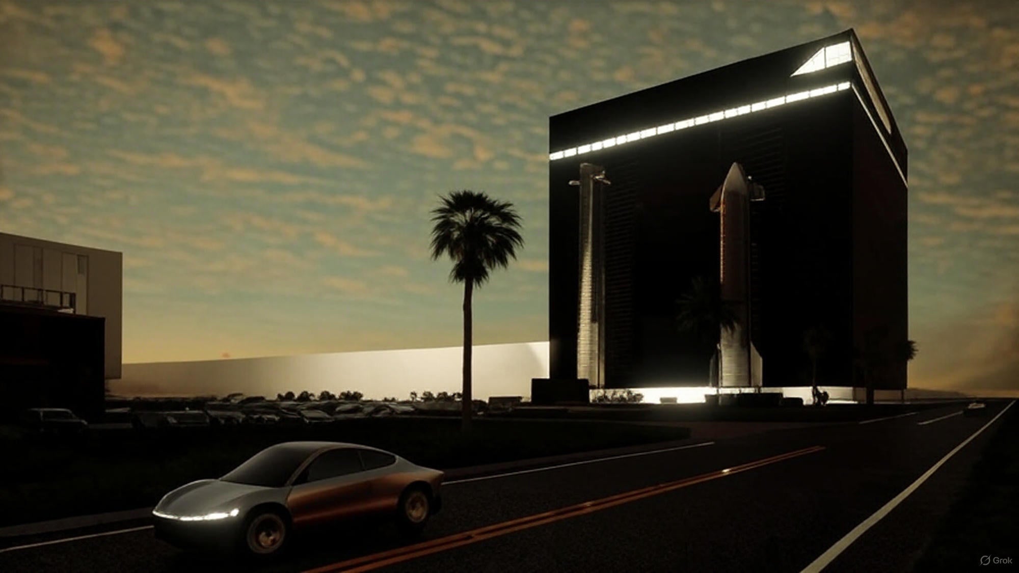Massive SpaceX GIGABAY building designed to produce 1,000 Starships annually