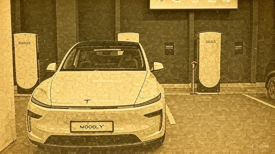 Tesla Model 3 Standard interior showcasing 15.4-inch touchscreen