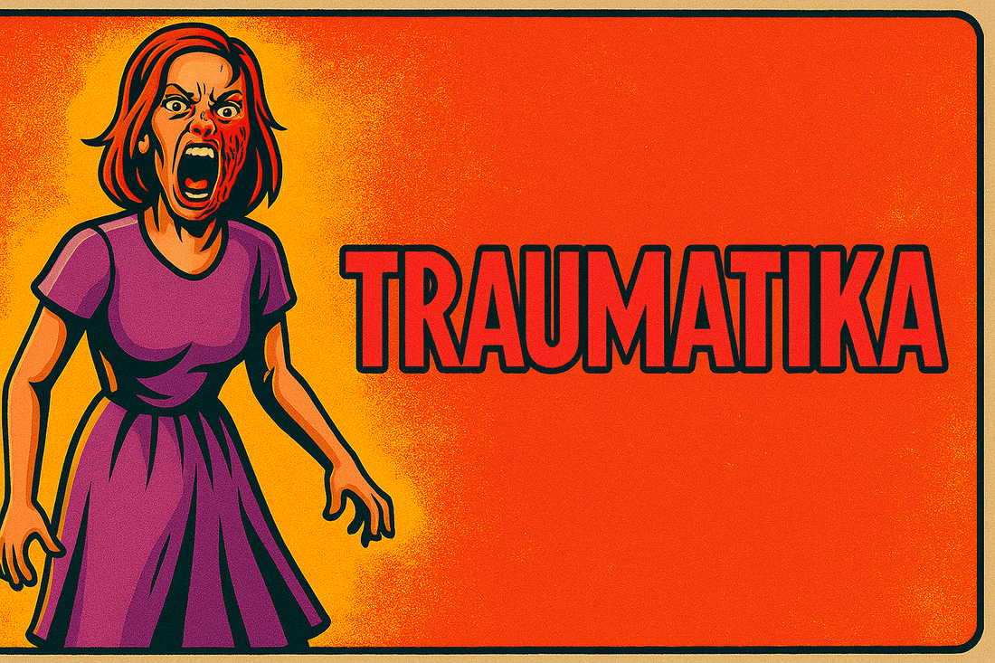 Young boy Mikey scared in Traumatika film, psychological and supernatural horror