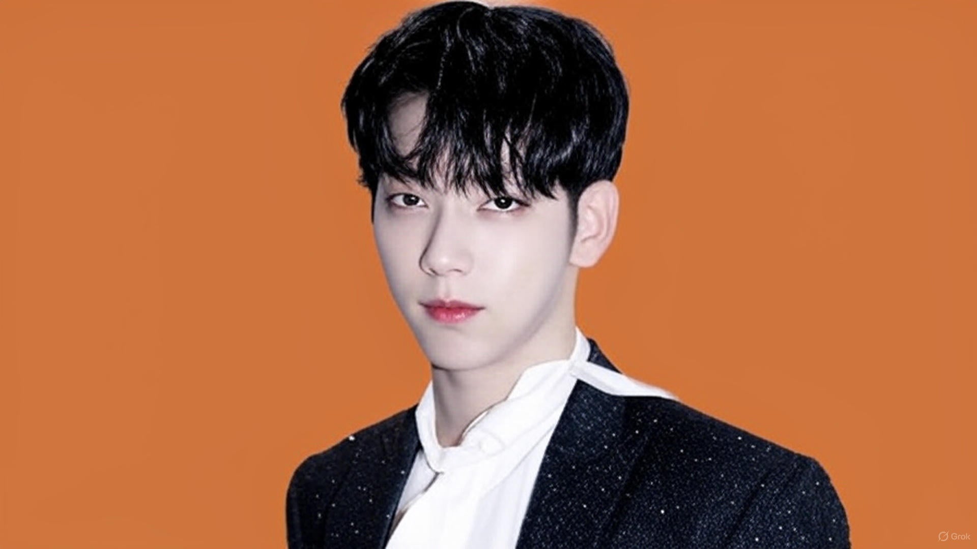Soobin of TXT smiling during K-pop interview about audition story