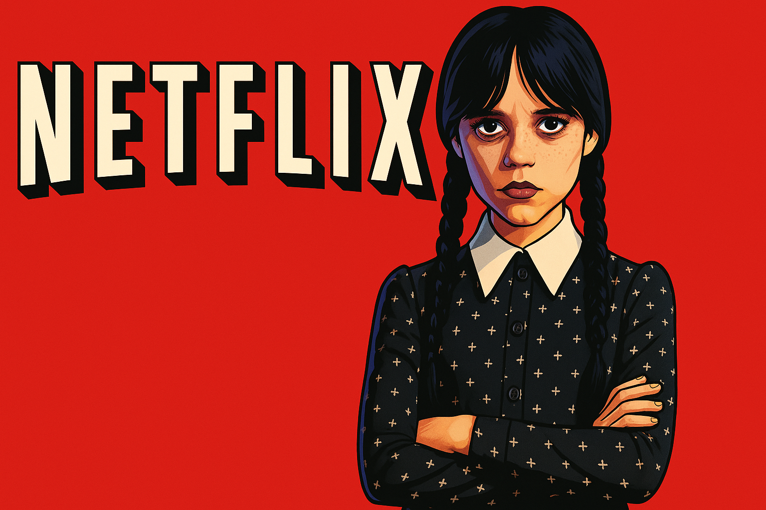 Jenna Ortega as Wednesday Addams in Netflix’s upcoming Season 3